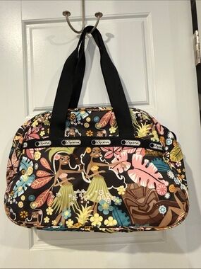 LeSportsac Hawaii only limited edition  "Wahine Hula Girl" Print Travel Tote
